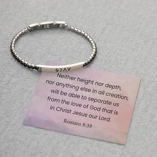 Loved Creations Bible Verse Bracelet for Him