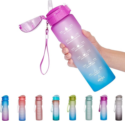 Motivational Tracking Water Bottle