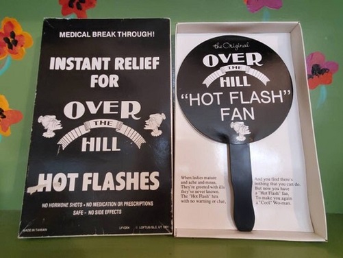 Over the Hill Fan funny 40th birthday gifts