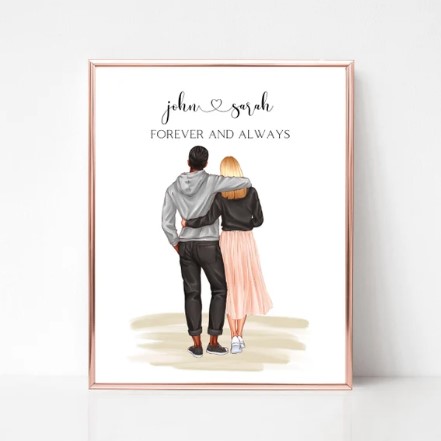 Personalized Couple Print