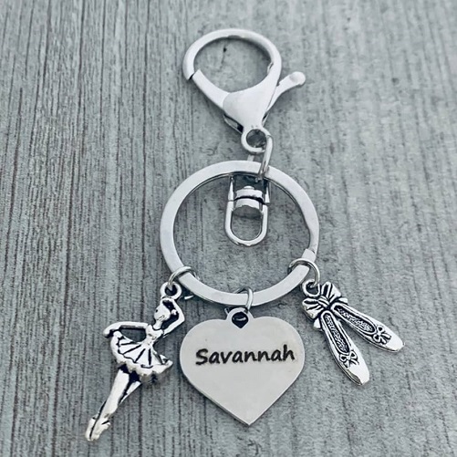 Personalized Dance Keychain