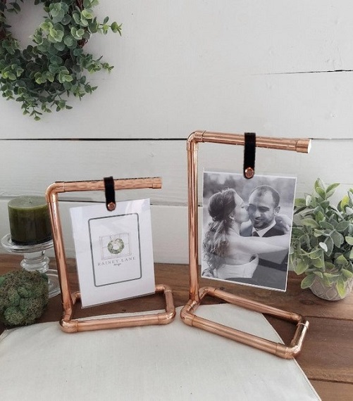 Real Copper Photo Frame copper gifts for men