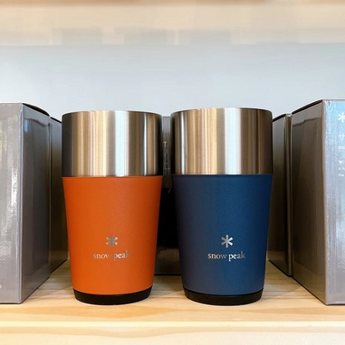 Snow Peak Stainless Steel and Nylon Tumblers