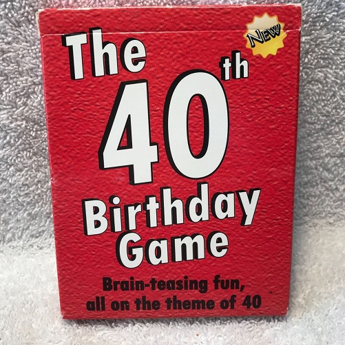 The 40th Birthday Game funny 40th birthday gifts