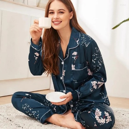 Washable Silk Pajama Set 1 year anniversary gifts for girlfriend