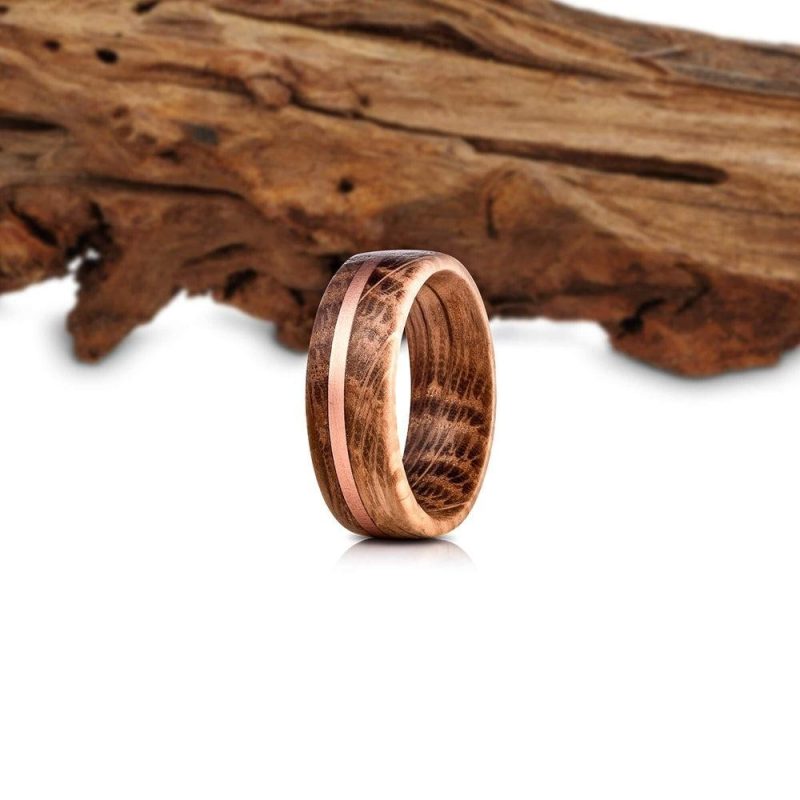 Whiskey Barrel Copper Ring copper gifts for men