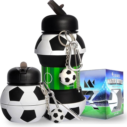 Collapsible Football Water Bottle