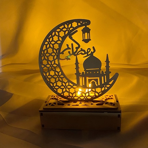 Eid Mubarak Ramadan Moon Lamp