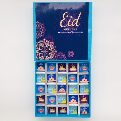 Expelite Eid Mubarak Dry Fruits Chocolate Gift (25 Pieces)