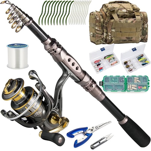 Fishing Rod and Reel Full Kit (125pcs)