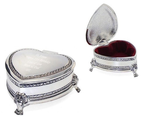 Heart Trinket Box eid gifts for wife