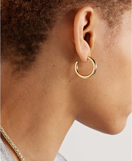 Jennifer Fisher Gold-Plated Mini Hoop Earrings