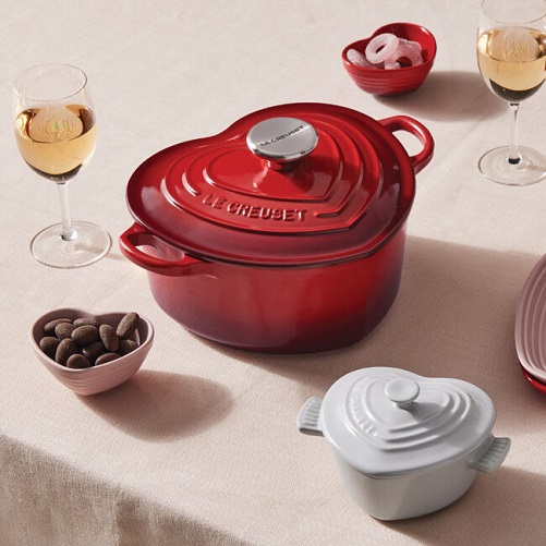 Le Creuset Heart Cocotte expensive gifts for mom