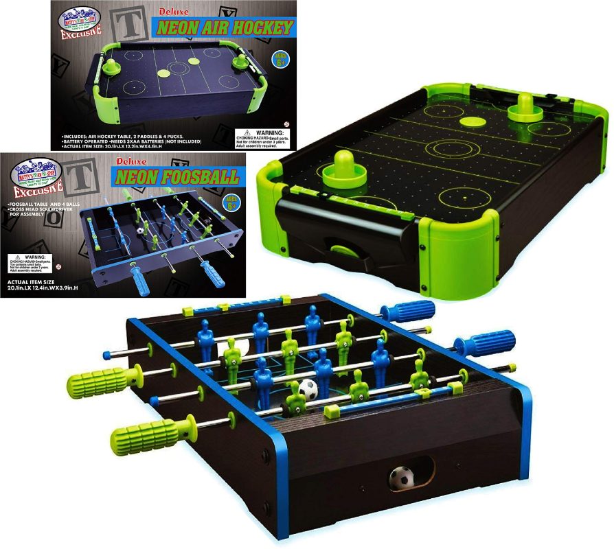 Neon Table Air Hockey