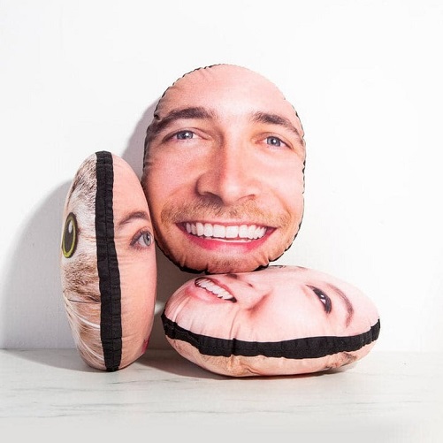 Personalised Double Sided Face Cushion