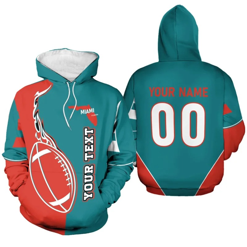 Personalised Football Hoodie for Boys and Girls