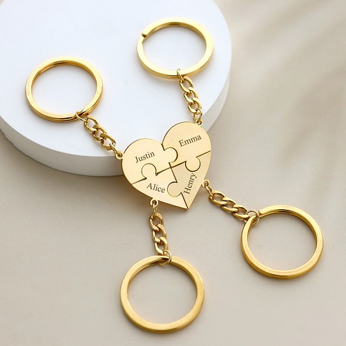 Personalized Heart Keychain/Necklace