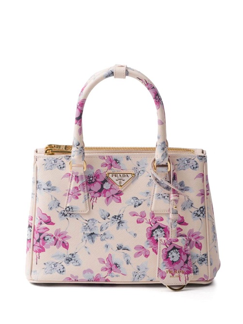 Prada Galleria Printed Saffiano Leather Bag