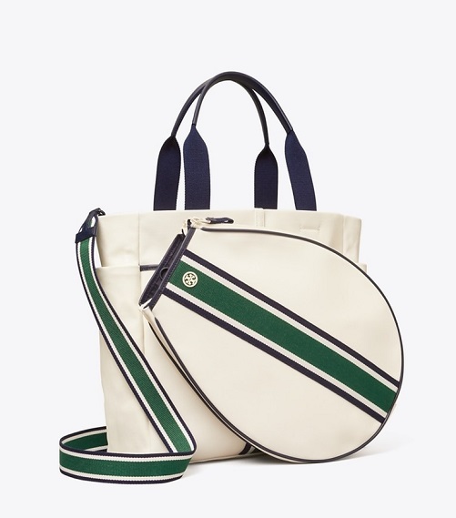 Tory Burch Convertible Stripe Tennis Tote