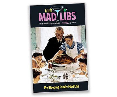 Always Fits My Bleeping Family Mad Libs Game