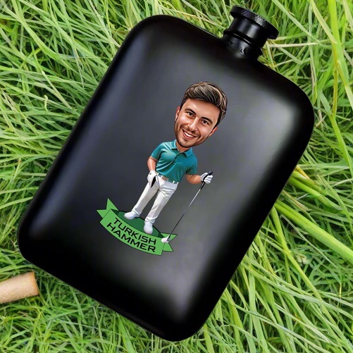 Custom Fairway Flask funny gifts for husband