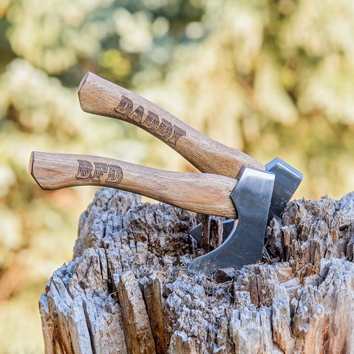 Engraved Hatchet gifts for adult son