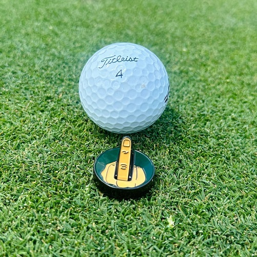 Flip the Bird Ball Marker Hat Clip