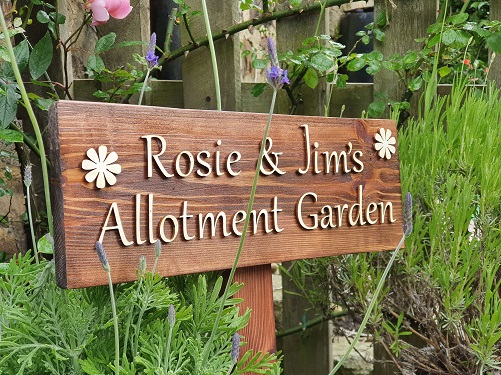 Gardener Name Sign garden gifts for dad