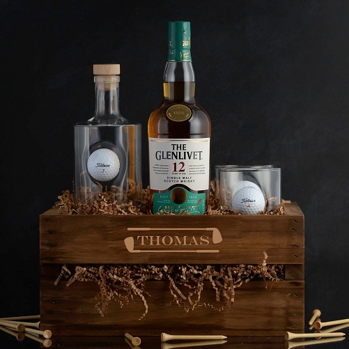 Glenlivet Whisky Personalized Golf Gift Set