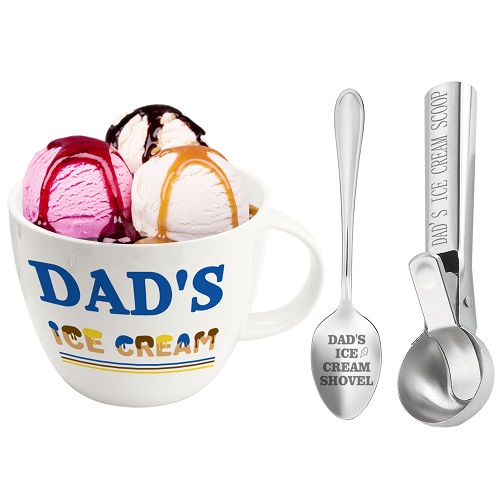 Ice Cream Bowl Scoop Set - Gag Gifts For Dad