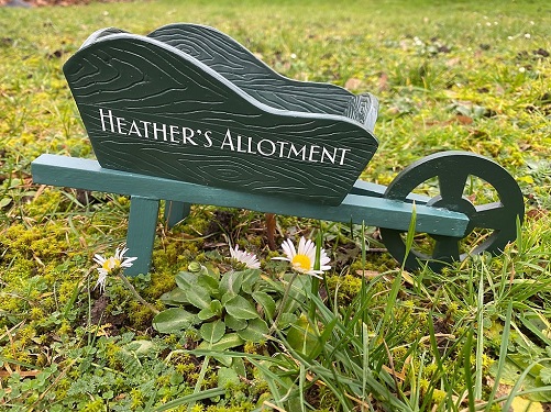 Personalised Wheelbarrow Planter