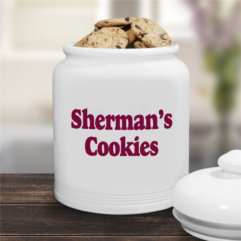 Baking Spirits Bright Personalized Cookie Jar