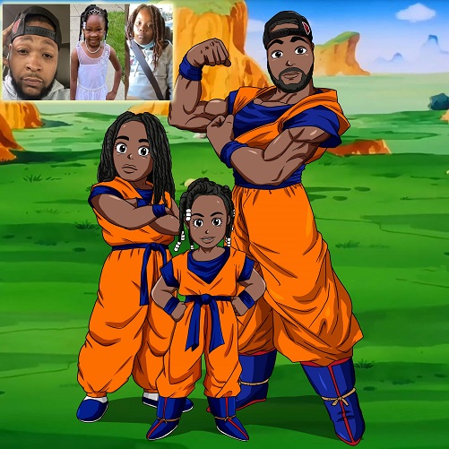 Custom DBZ Family Portrait