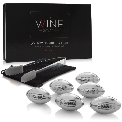 Football Whiskey Stones