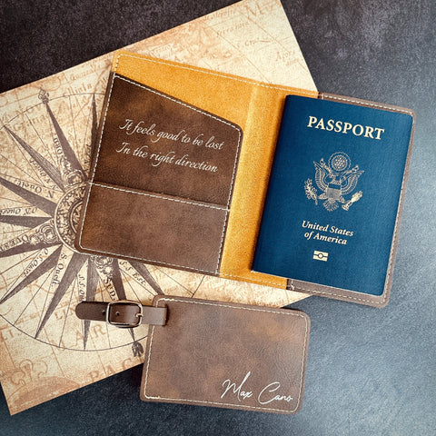 Sentimental Luggage Tag and Passport Cover