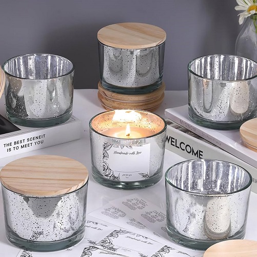 Silver Jar Candle gift ideas for boyfriend's mom