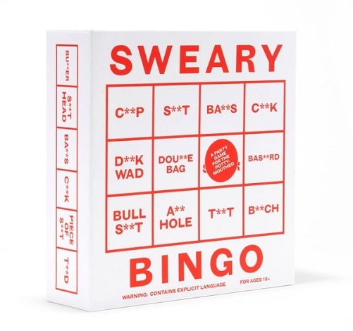 Sweary Bingo gifts for board game lovers