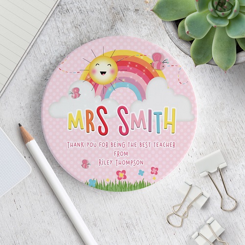 Personalized Daycare Teacher Coaster