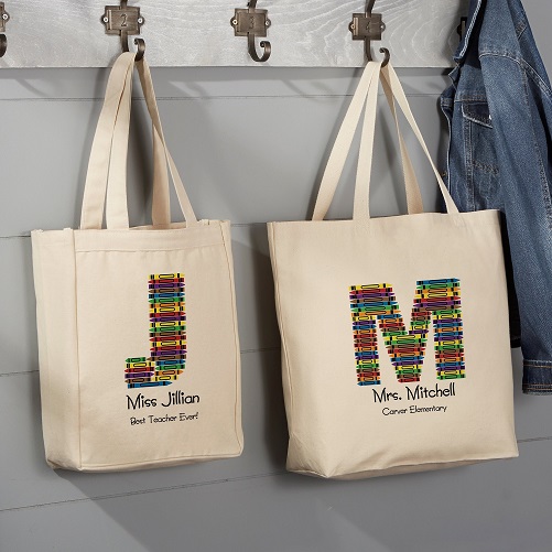 Personalized Teacher Tote Bag